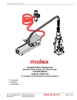 Предварительный просмотр 1 страницы molex 63816-1700 Operation Manual