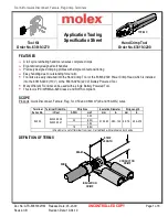 Предварительный просмотр 1 страницы molex 63819-3200 Specification Sheet