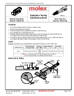 molex 63823-6370 Specification Sheet preview