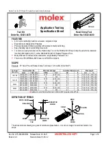 molex 63823-6470 Specification Sheet preview