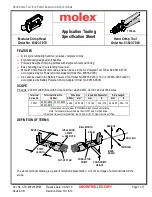 molex 63823-7970 Specification Sheet preview