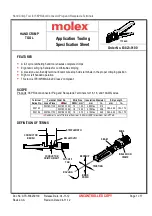 Preview for 1 page of molex 63823-9100 Specification Sheet