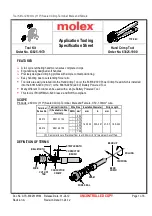 molex 63825-1900 Specification Sheet предпросмотр