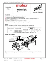 Preview for 1 page of molex 63825-2800 Specification Sheet