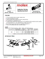 molex 63825-5700 Specification Sheet preview