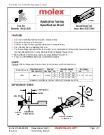 molex 63825-6000 Specification Sheet preview