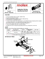 molex 63825-6670 Specification Sheet preview