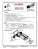 Preview for 1 page of molex 63825-6770 Specification Sheet