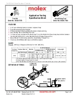 molex 63825-7500 Specification Sheet preview