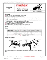 Preview for 1 page of molex 63825-8100 Specification Sheet