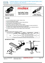 Preview for 2 page of molex 63825-9400 Application Tooling Specification Sheet