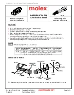 Preview for 1 page of molex 63825-9570 Specification Sheet