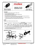 Preview for 1 page of molex 63825-9670 Specification Sheet