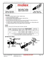 Preview for 1 page of molex 63827-0470 Specification Sheet