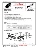 molex 63827-0600 Specification Sheet preview