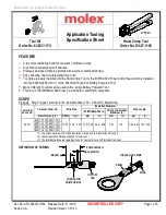 molex 63827-1170 Specification Sheet preview