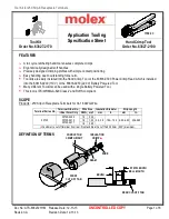 Preview for 1 page of molex 63827-2100 Specification Sheet