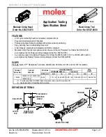 molex 63827-6070 Specification Sheet preview