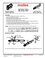 molex 63827-8200 Specification Sheet предпросмотр