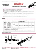 Preview for 1 page of molex 63828-0200 Manual