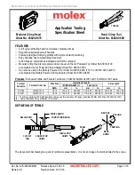 molex 63828-0600 Specification Sheet preview