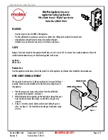 Preview for 1 page of molex 63885-1060 Manual