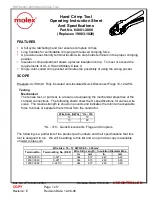 molex 64001-2800 Operating Instruction Sheet And Specifications preview