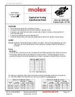 molex 64005-0400 Specification Sheet preview