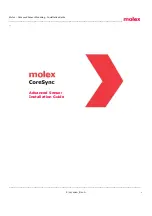 Preview for 1 page of molex Advanced Sensor Installation Manual