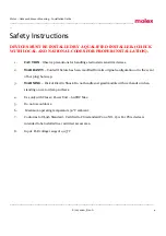 Preview for 4 page of molex Advanced Sensor Installation Manual