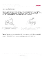 Preview for 8 page of molex Advanced Sensor Installation Manual