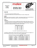 Preview for 1 page of molex AT 1610 Specification Sheet