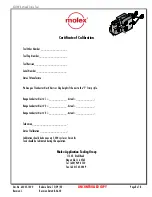 Preview for 8 page of molex AT 2100 Operating Instruction Sheet And Specifications