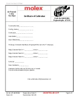 Preview for 8 page of molex AT 2212 Specification Sheet