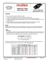 Preview for 1 page of molex Avikrimp AT 5762 Manual