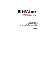 Preview for 1 page of molex BittWare ACC-JTAG-BR Hardware Reference Manual