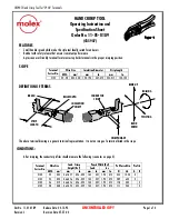 molex CR5907 Operating Instruction And Specifications Sheet preview