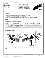 Preview for 1 page of molex CR60927A Specification Sheet