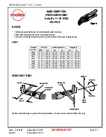 molex CR60930A Specification Sheet preview