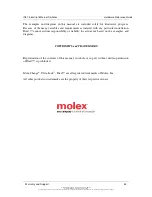 Preview for 43 page of molex DRL-750 Hardware Reference Manual