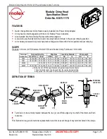 molex HCS-125 Series Specification Sheet preview