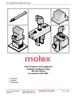 Предварительный просмотр 1 страницы molex Impel Operation Manual