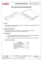 Preview for 1 page of molex MFE LOCKING KIT Installation Instructions