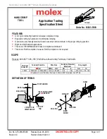 Preview for 1 page of molex PremiumGrade Series Specification Sheet