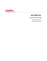 molex SST-DN4-PCU Hardware Reference Manual preview