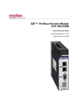 Preview for 1 page of molex SST-PB3-REM User Reference Manual