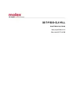 molex SST-PB3S-CLX-RLL Series User Reference Manual предпросмотр