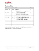 Preview for 2 page of molex TCDEC-8B4B-D1U-G8 Original Instructions Manual