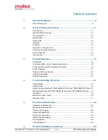 Preview for 5 page of molex TCDEC-8B4B-D1U-G8 Original Instructions Manual