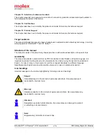 Preview for 9 page of molex TCDEC-8B4B-D1U-G8 Original Instructions Manual